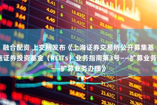 融合配资 上交所发布《上海证券交易所公开募集基础设施证券投资基金（REITs）业务指南第3号——扩募业务办理》